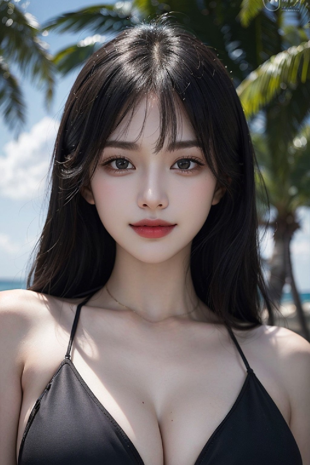 Ne01. Black bikini