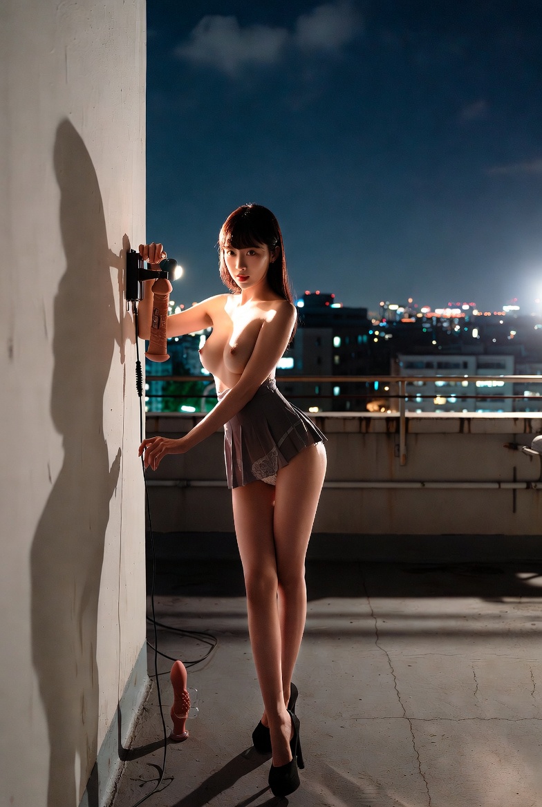 【AI圖：頂樓，隔壁人妻的小秘密】
