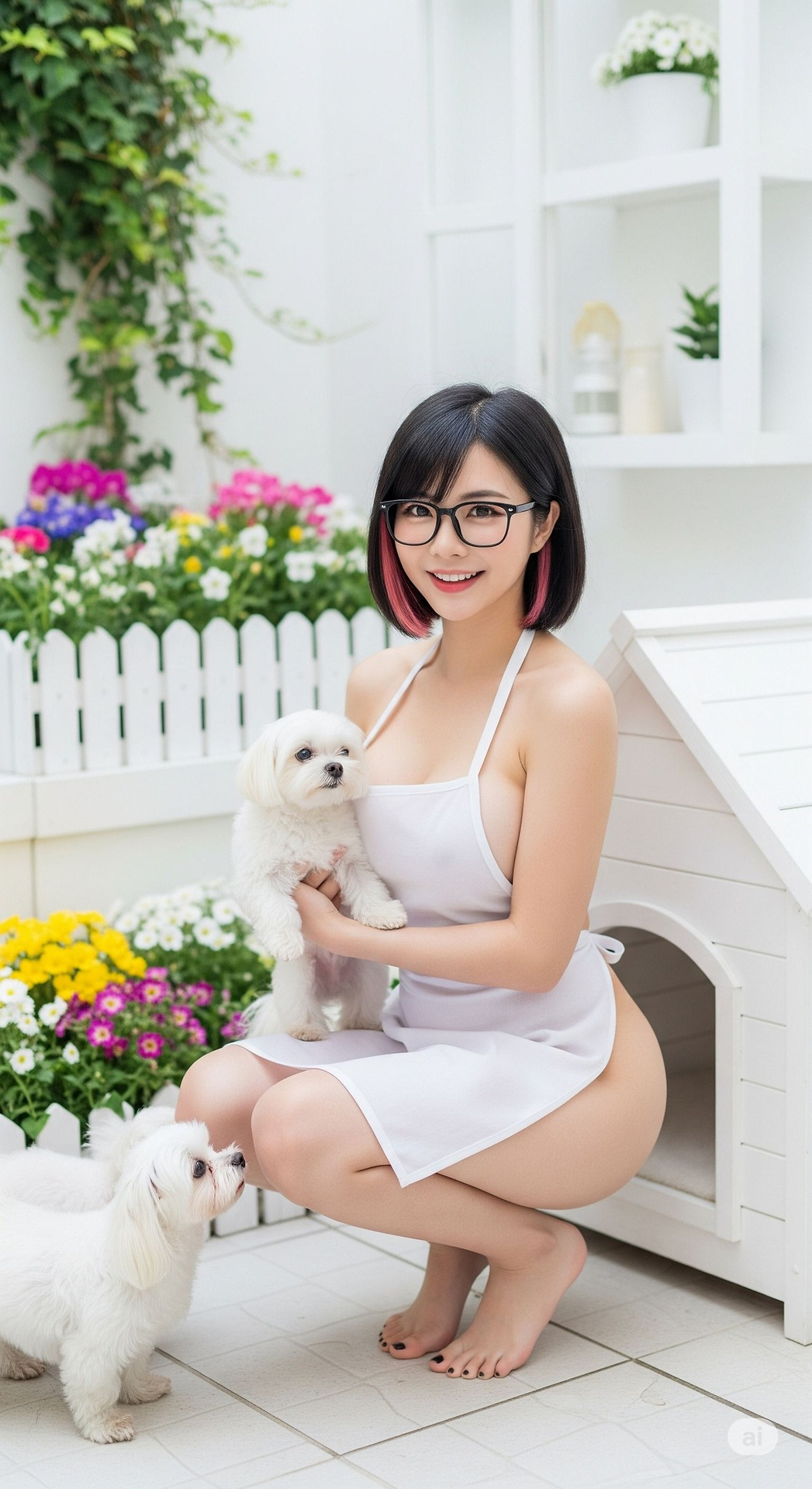 家政婦．庭院