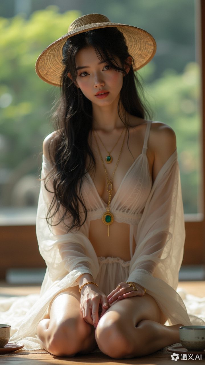 奉茶的妹子