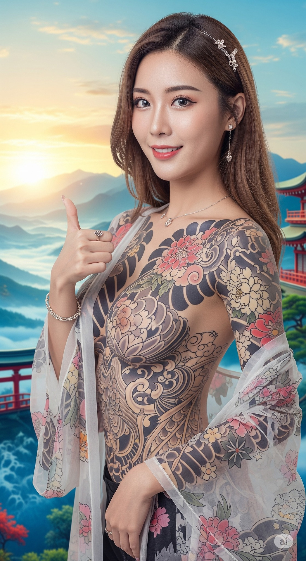 紋身妹子