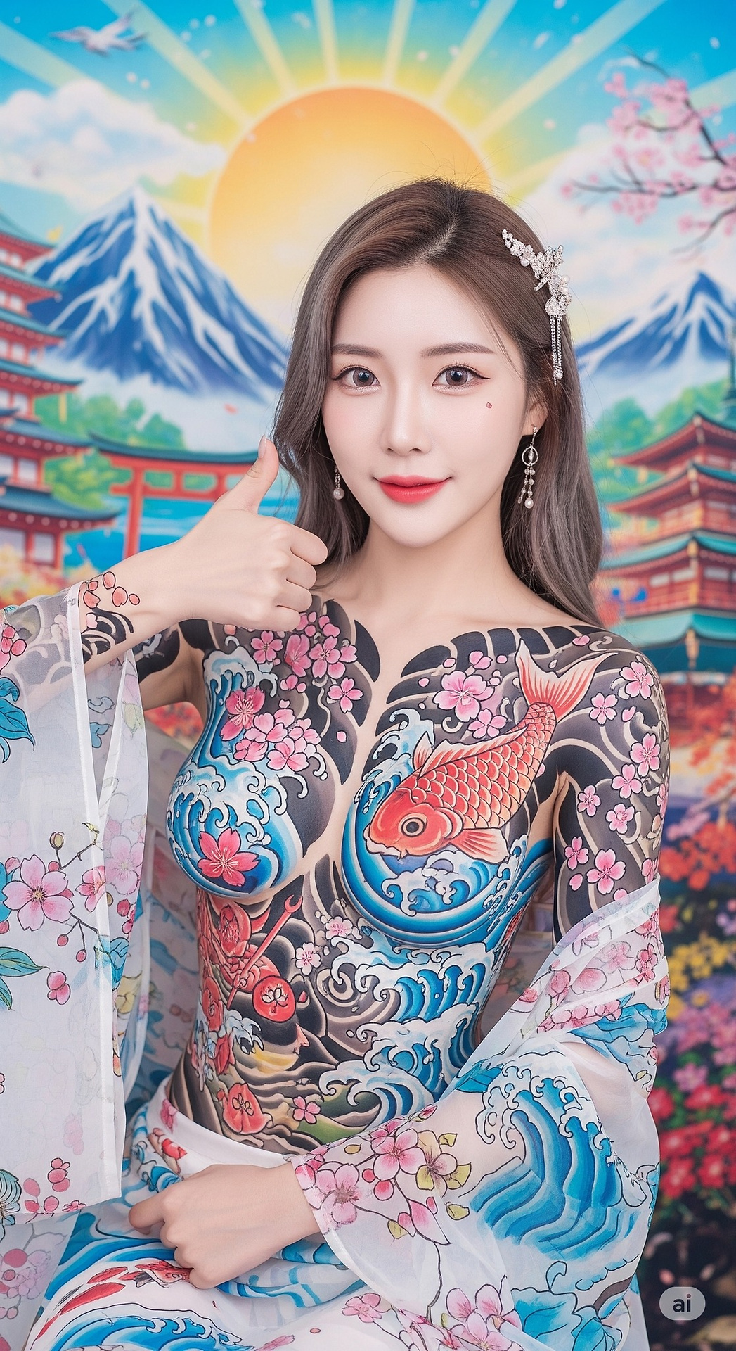 紋身妹子