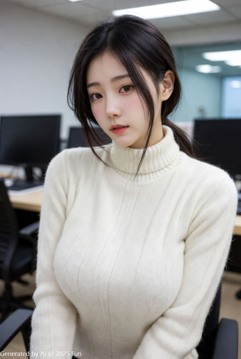 最美的瞬間#1高領毛衣