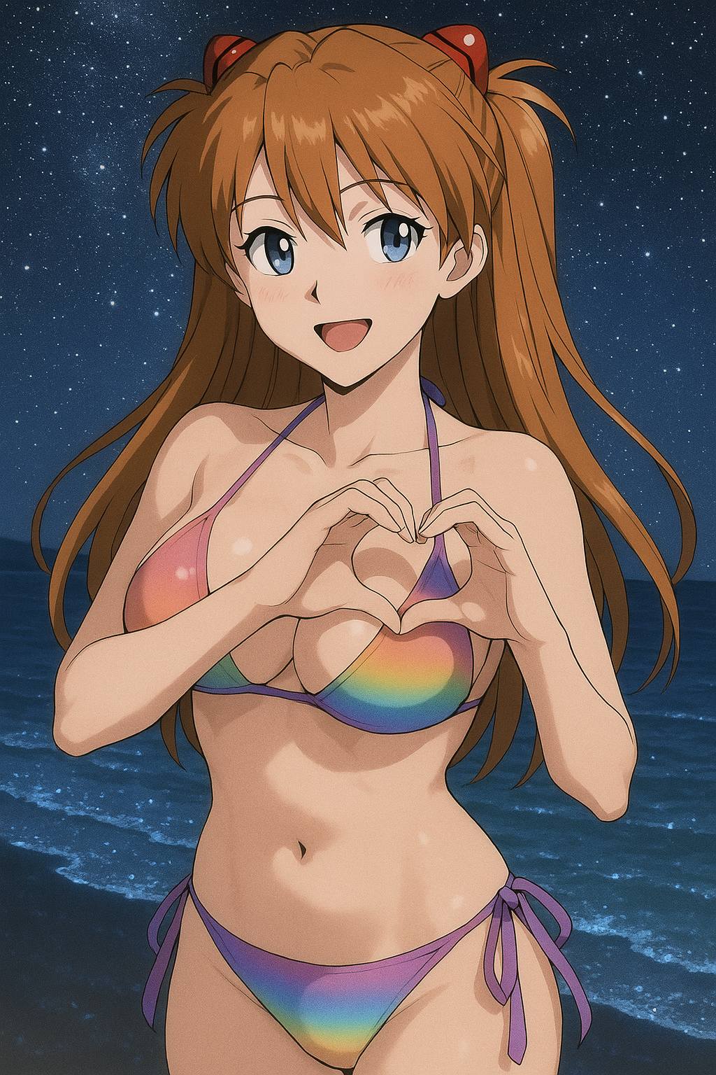 Summer is hot. It's best to go to the beach to cool off.