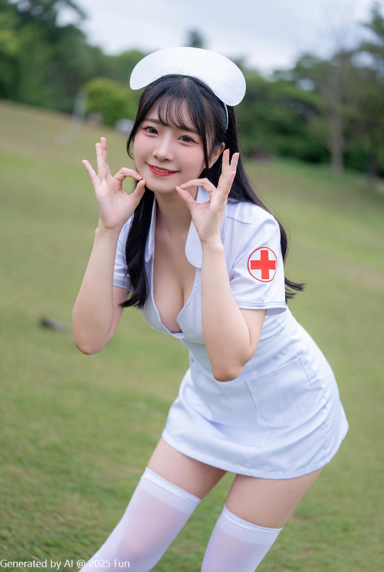 最美的瞬間#2 護士裝台女