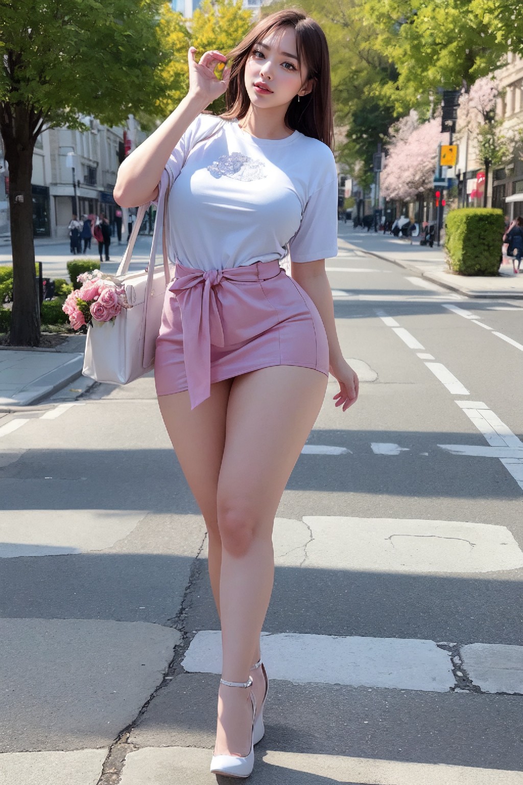 花襯美女
