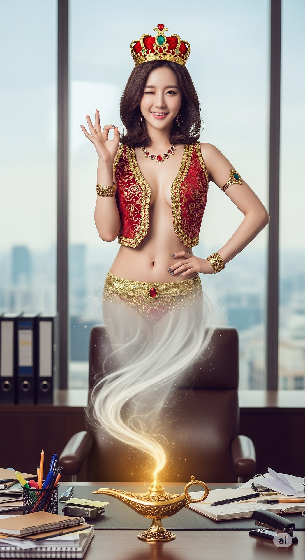 神燈美女精靈