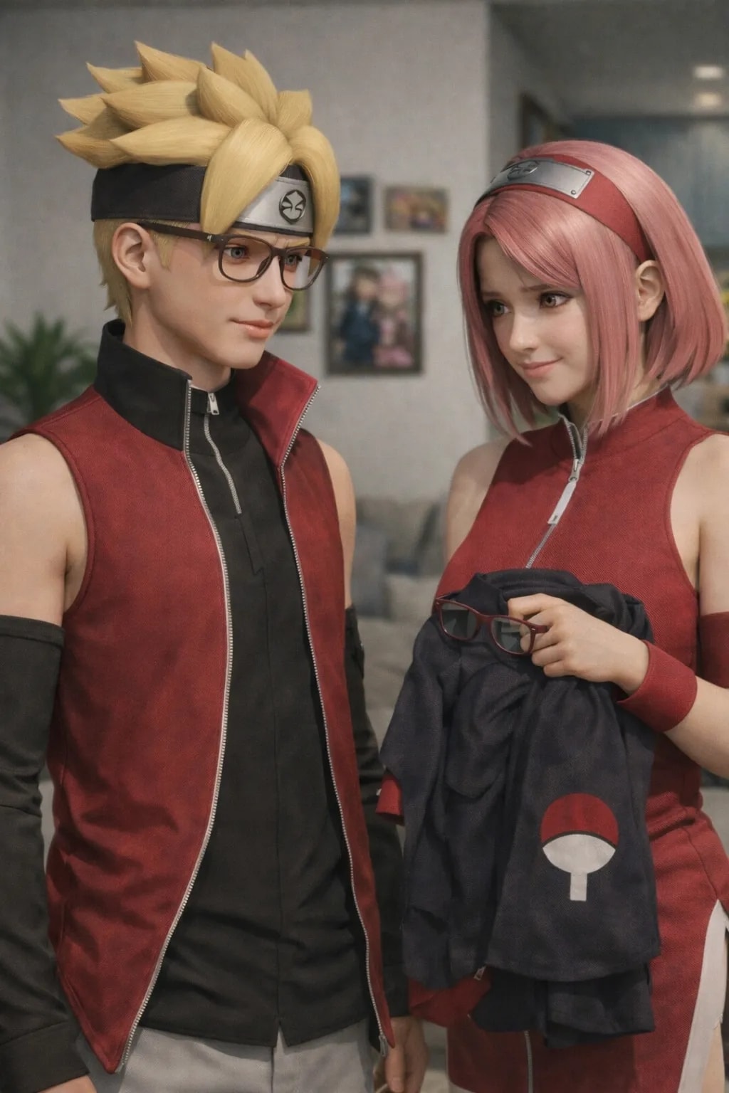 Boruto becoming sarada unfinished 3d comic