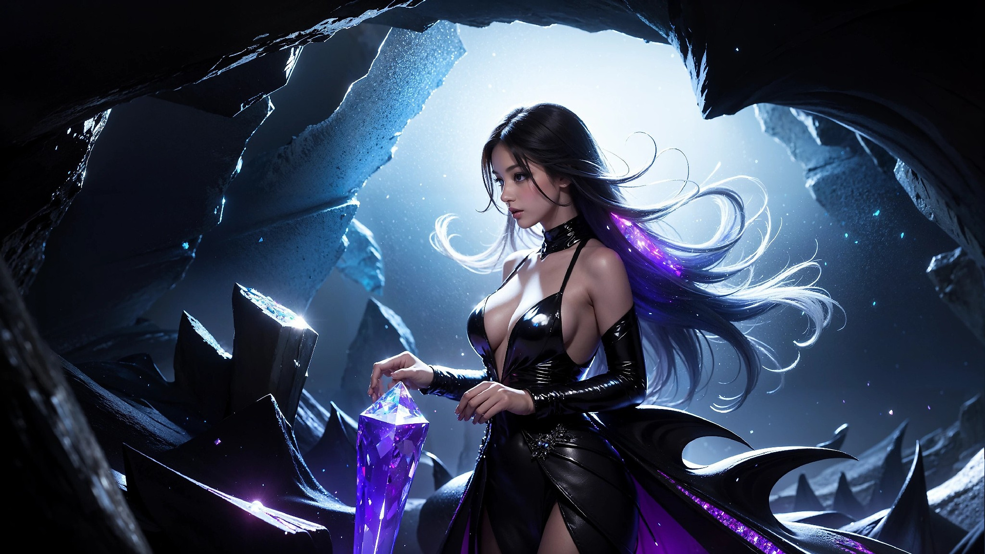 Vibrant Cosmic Princess Fashion