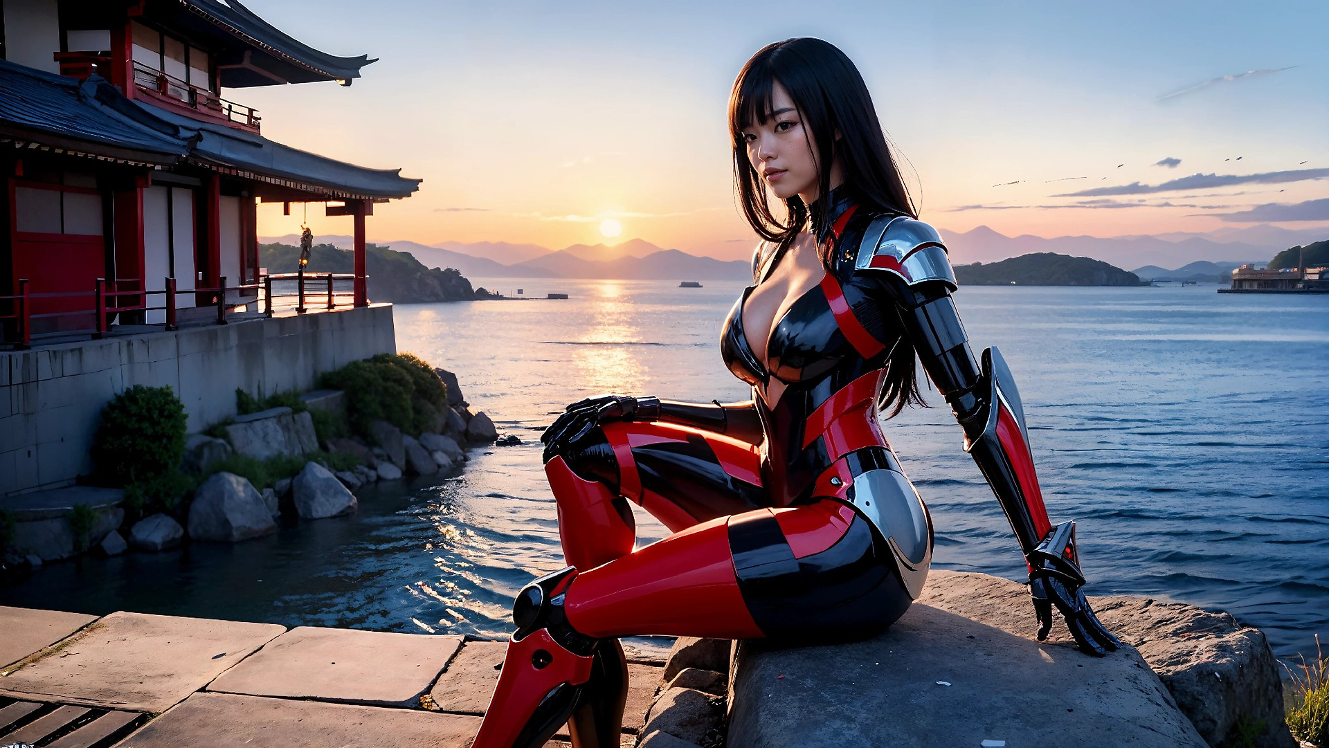 Cyberpunk Ninja Assassin