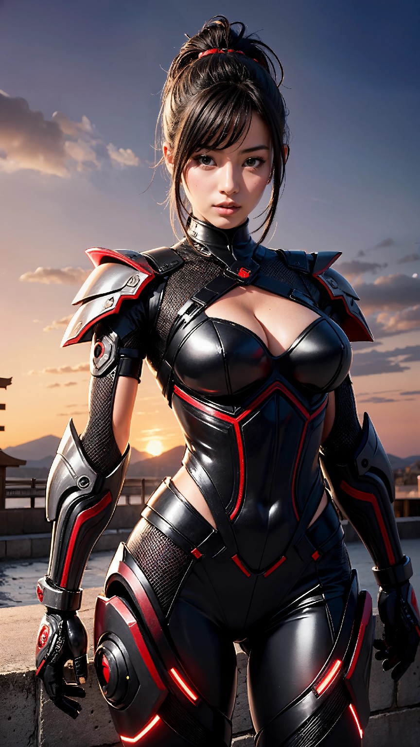 Cyberpunk Ninja Assassin