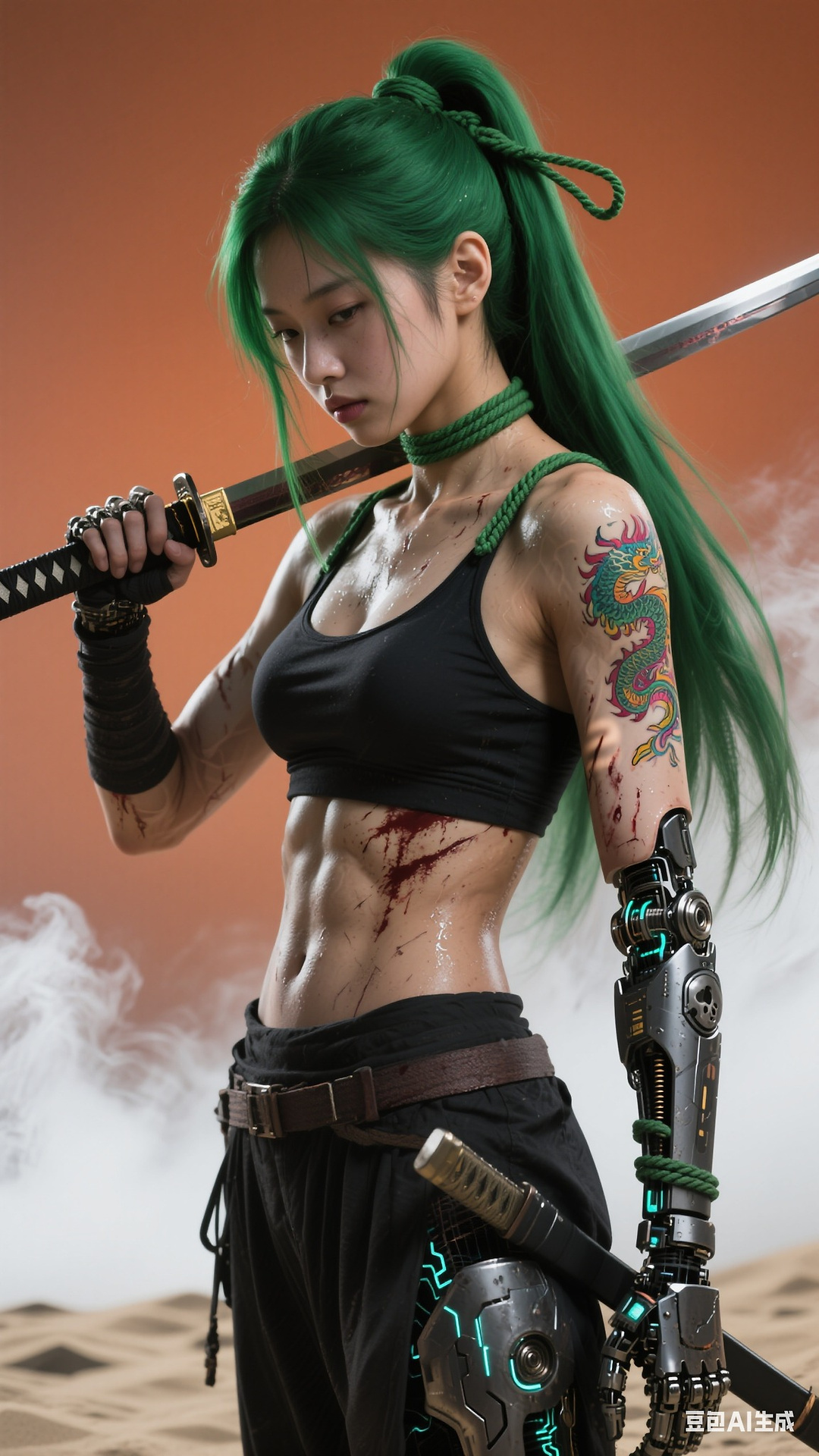 Green-haired Warrior