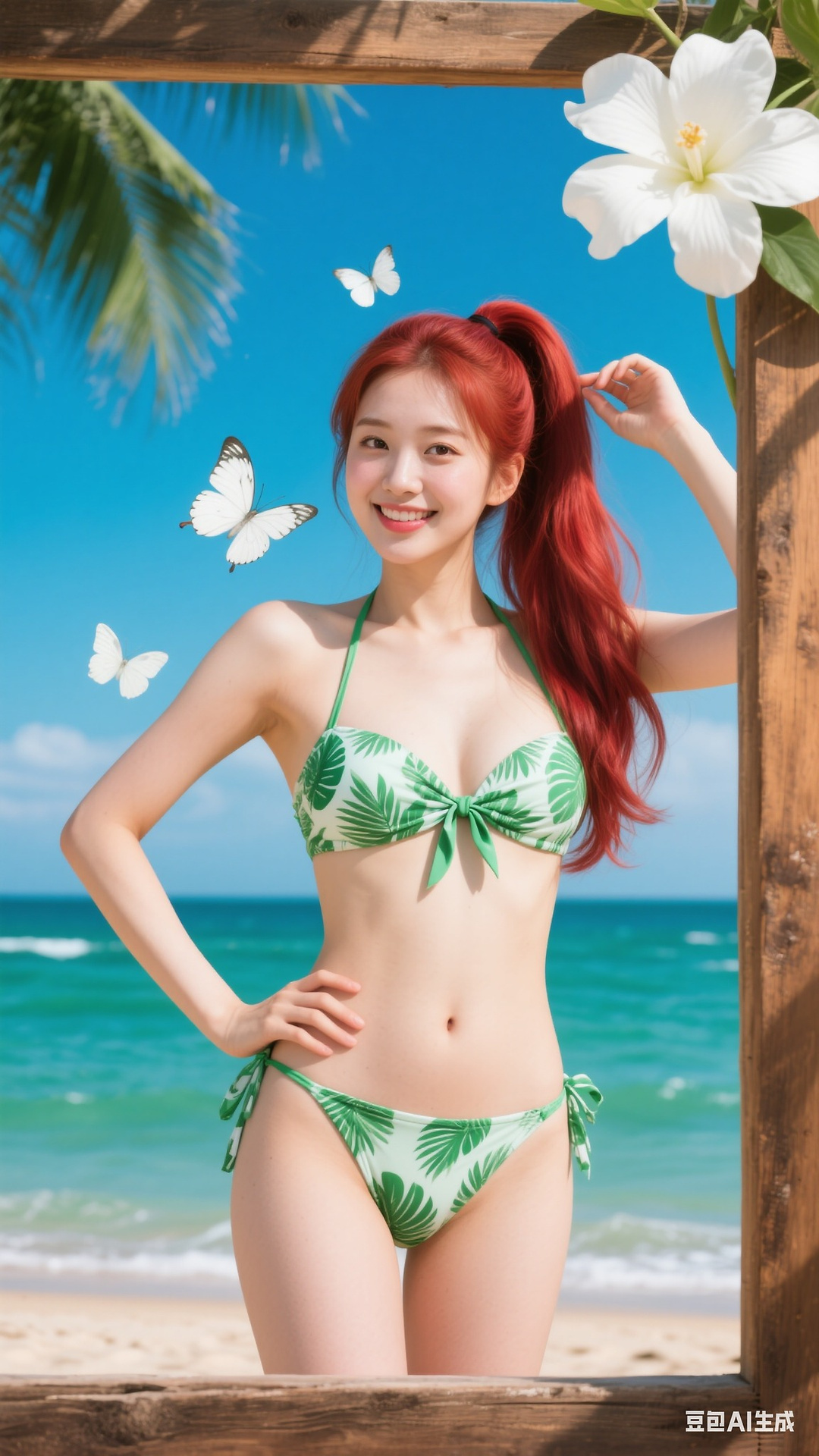 Tropical Leaf Pattern Bikini