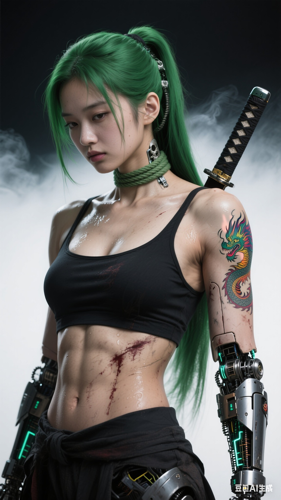 Green-haired Warrior