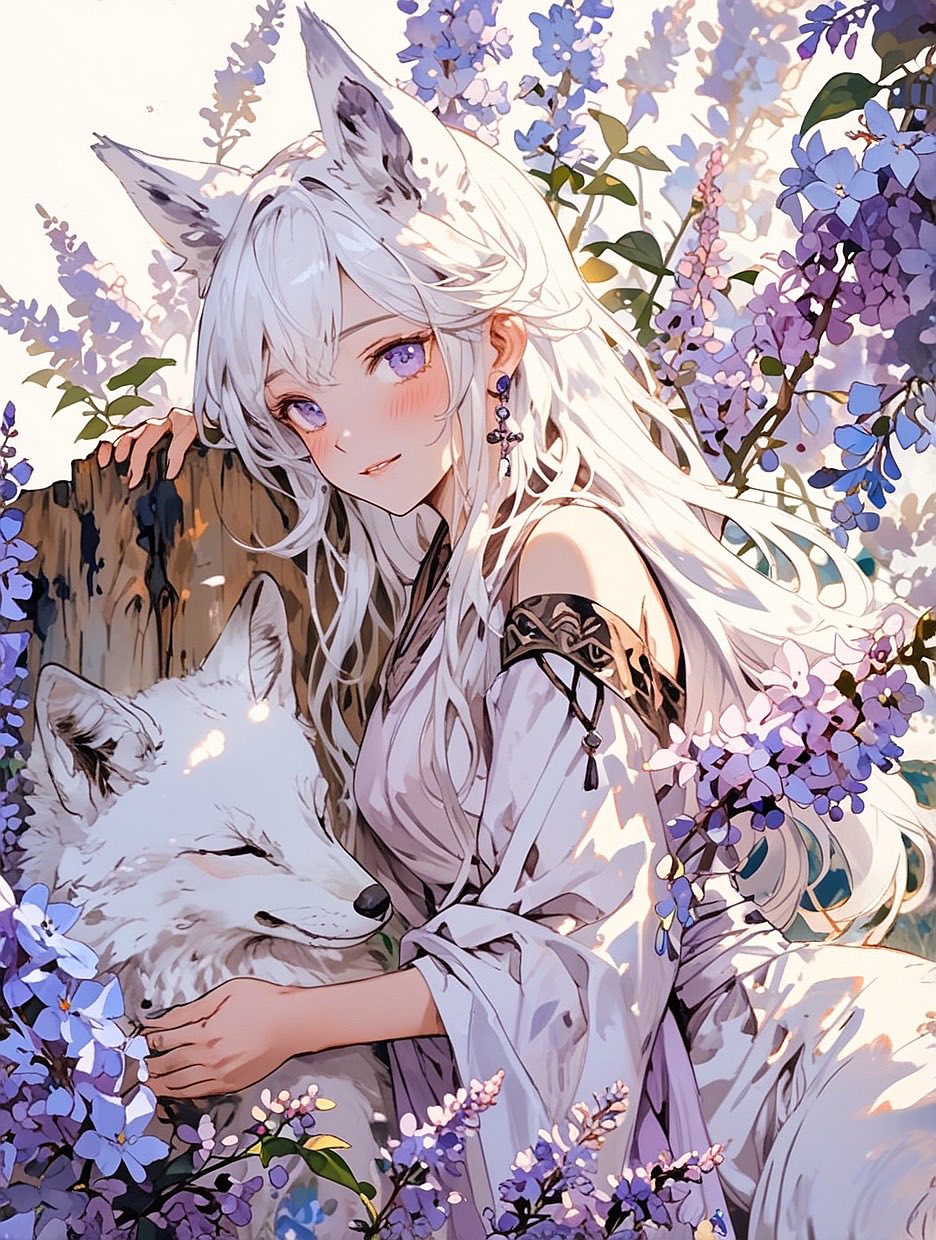 Love. Floral Series - Lilac
