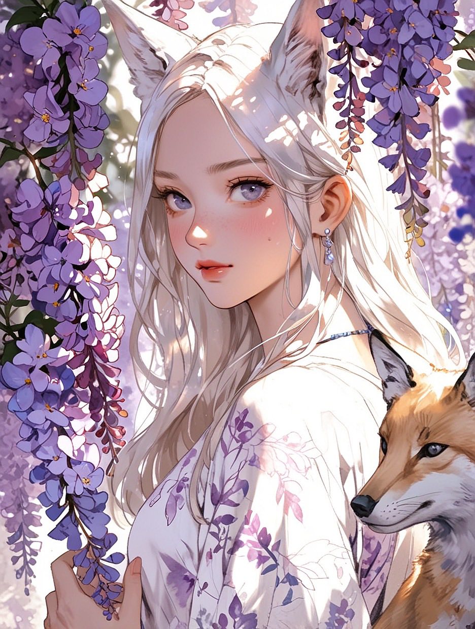 Love. Floral Series - Lilac