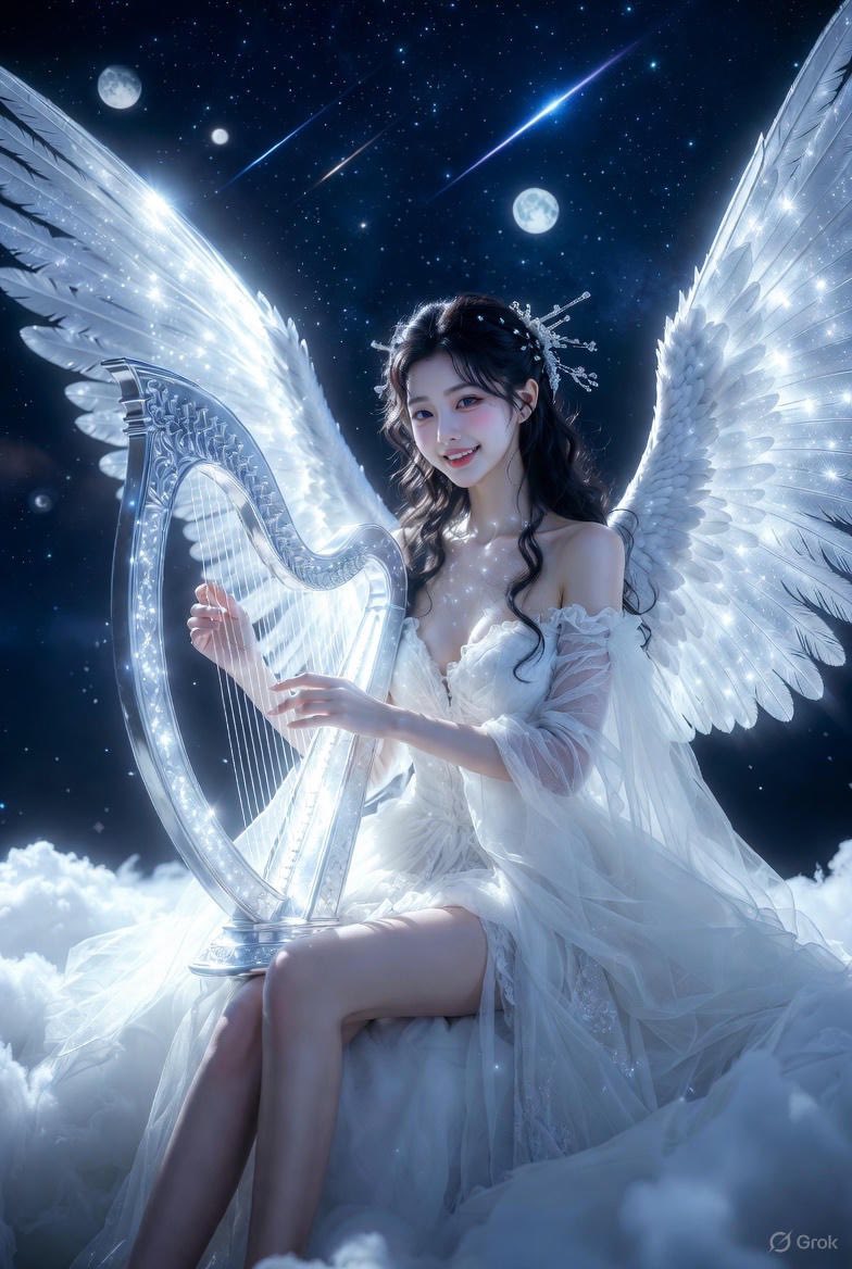 I wear moonlight clothes