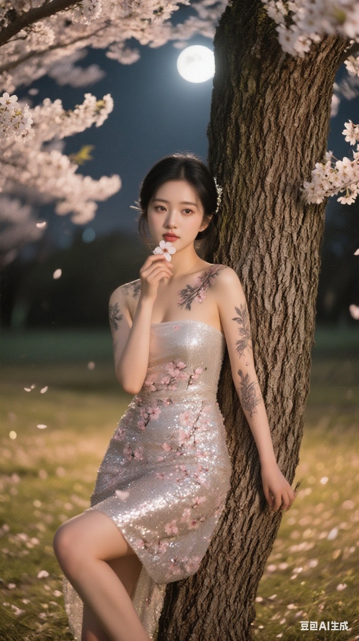 Sakura Petal Tattoo