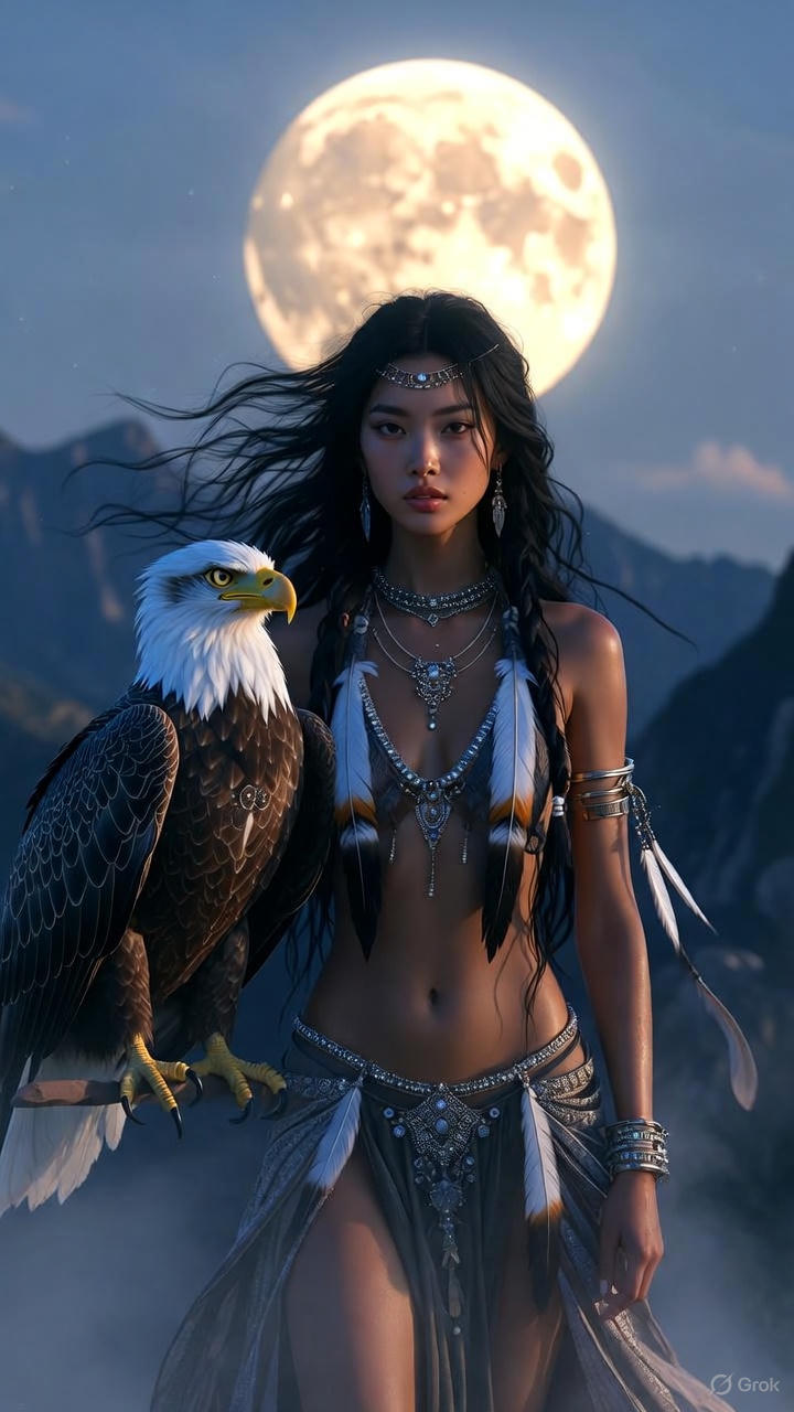 Fantasy Aboriginal Woman