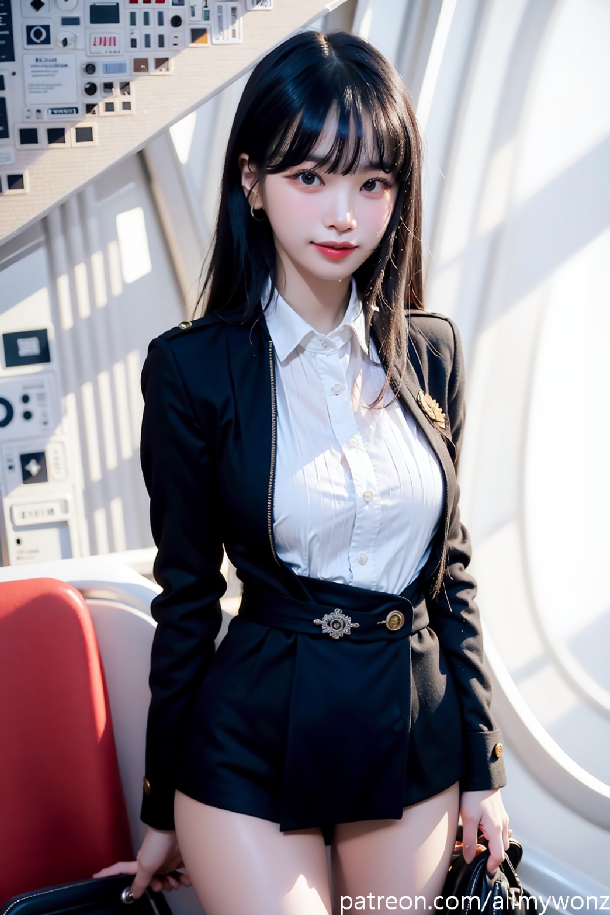 lesserafim kim chaewon's airlines
