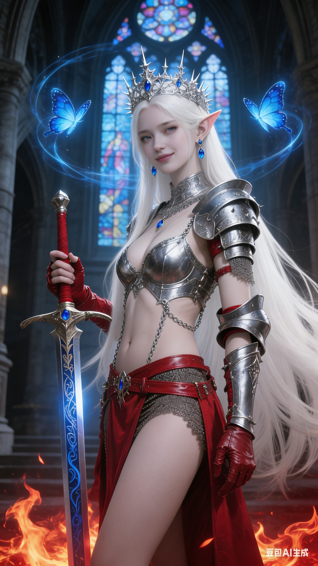 White Hair Fairy Queen