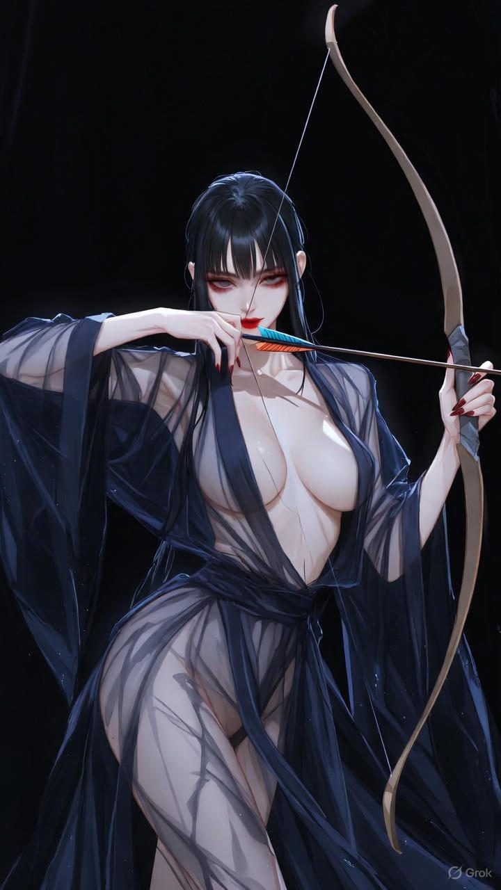 Deep Indigo Monk Robe