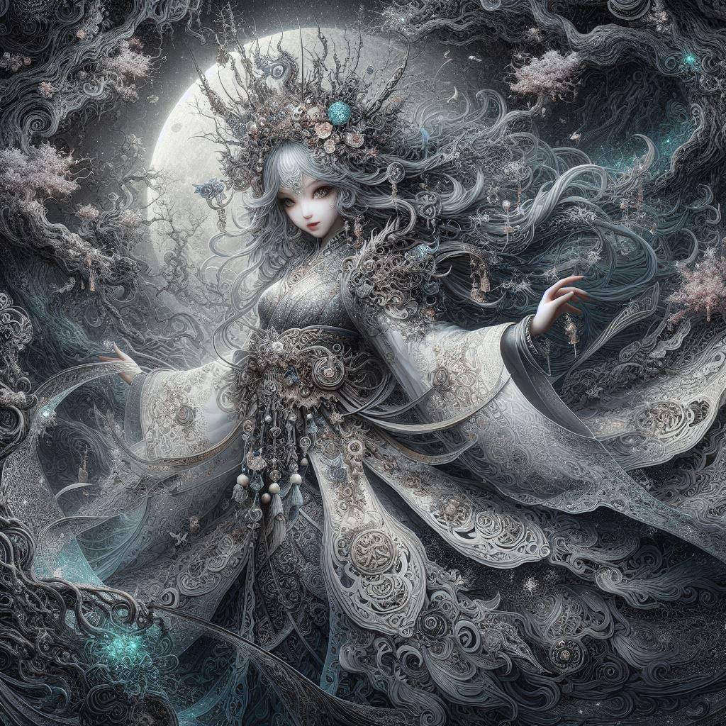 Fantasy x Beautiful Witch x Darkness