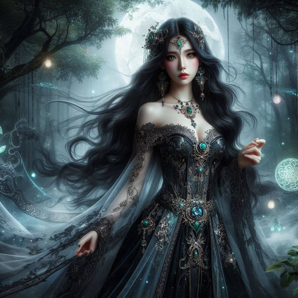 Fantasy x Beautiful Witch x Darkness