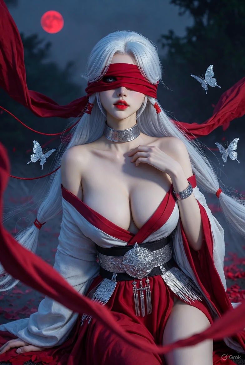 Luo Yihe fluttering. Light hem with the wind