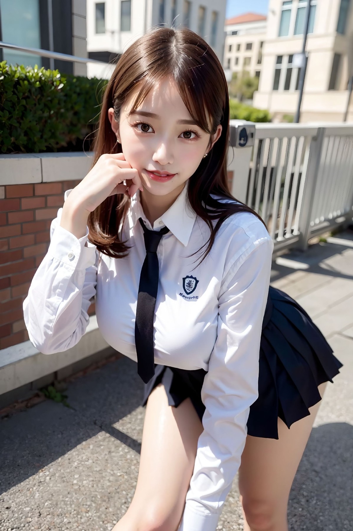 Female high school student