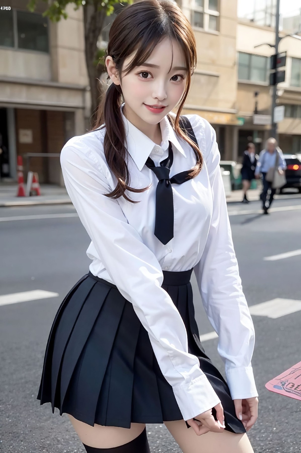 Female high school student