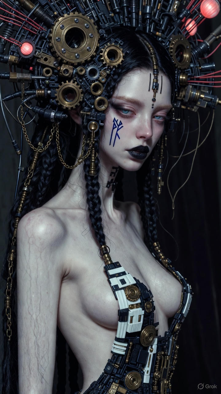 Dystopian Goth Maiden
