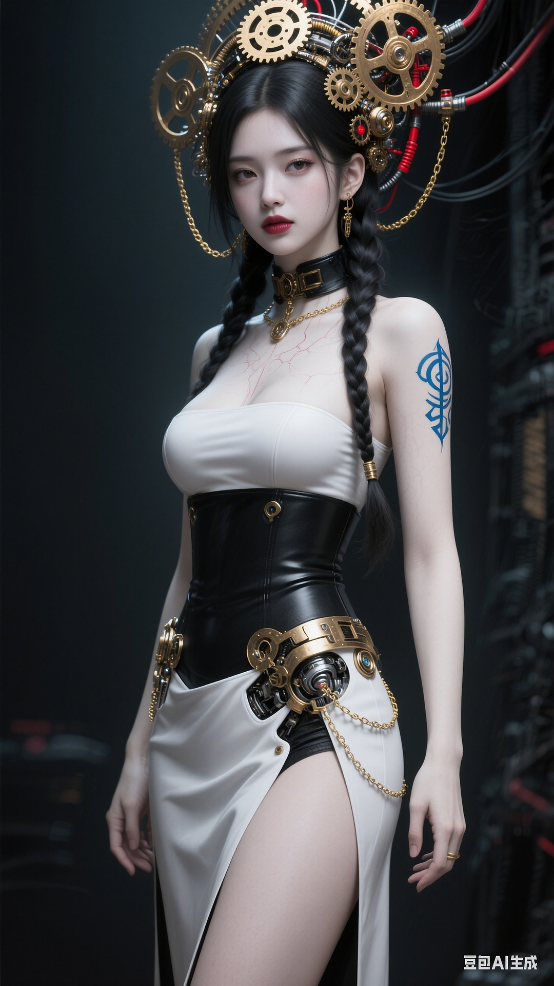 Dystopian Goth Maiden