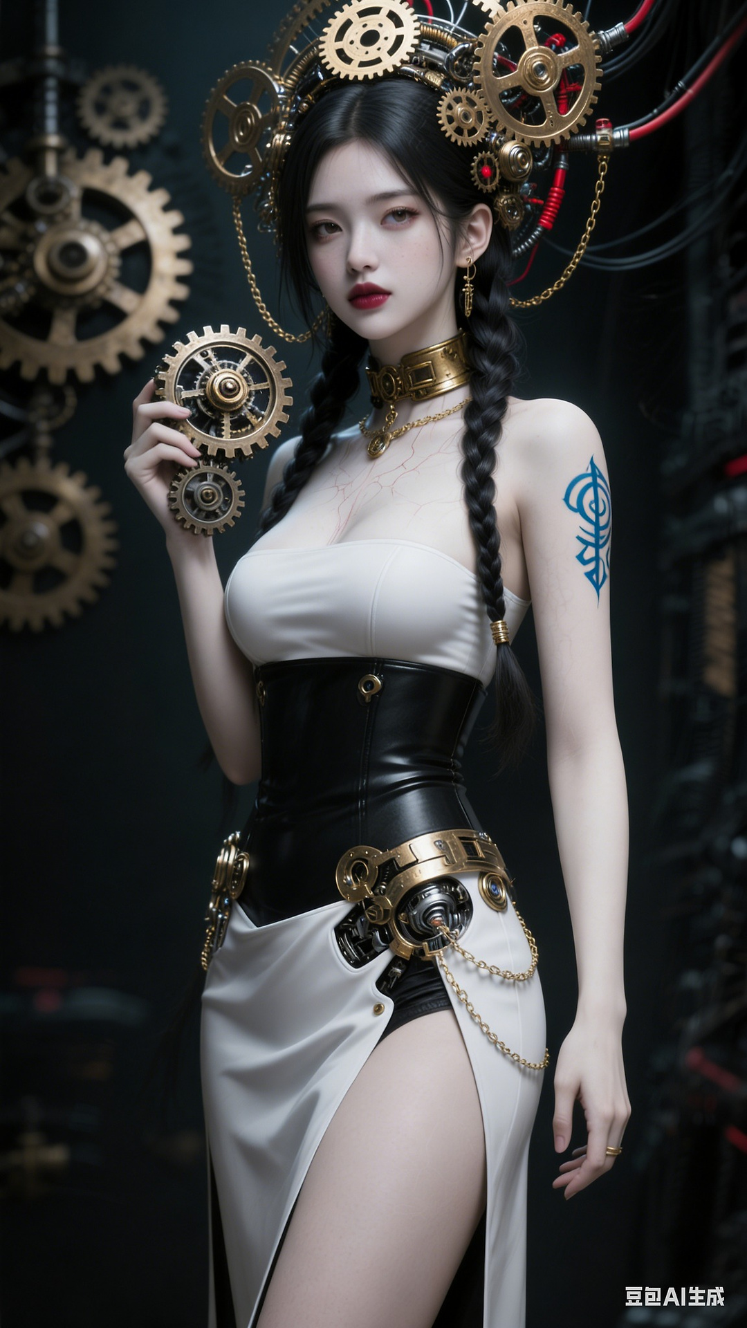 Dystopian Goth Maiden