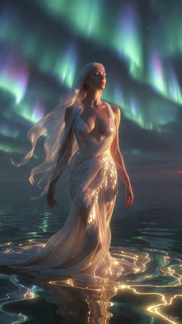 long skirts with scales