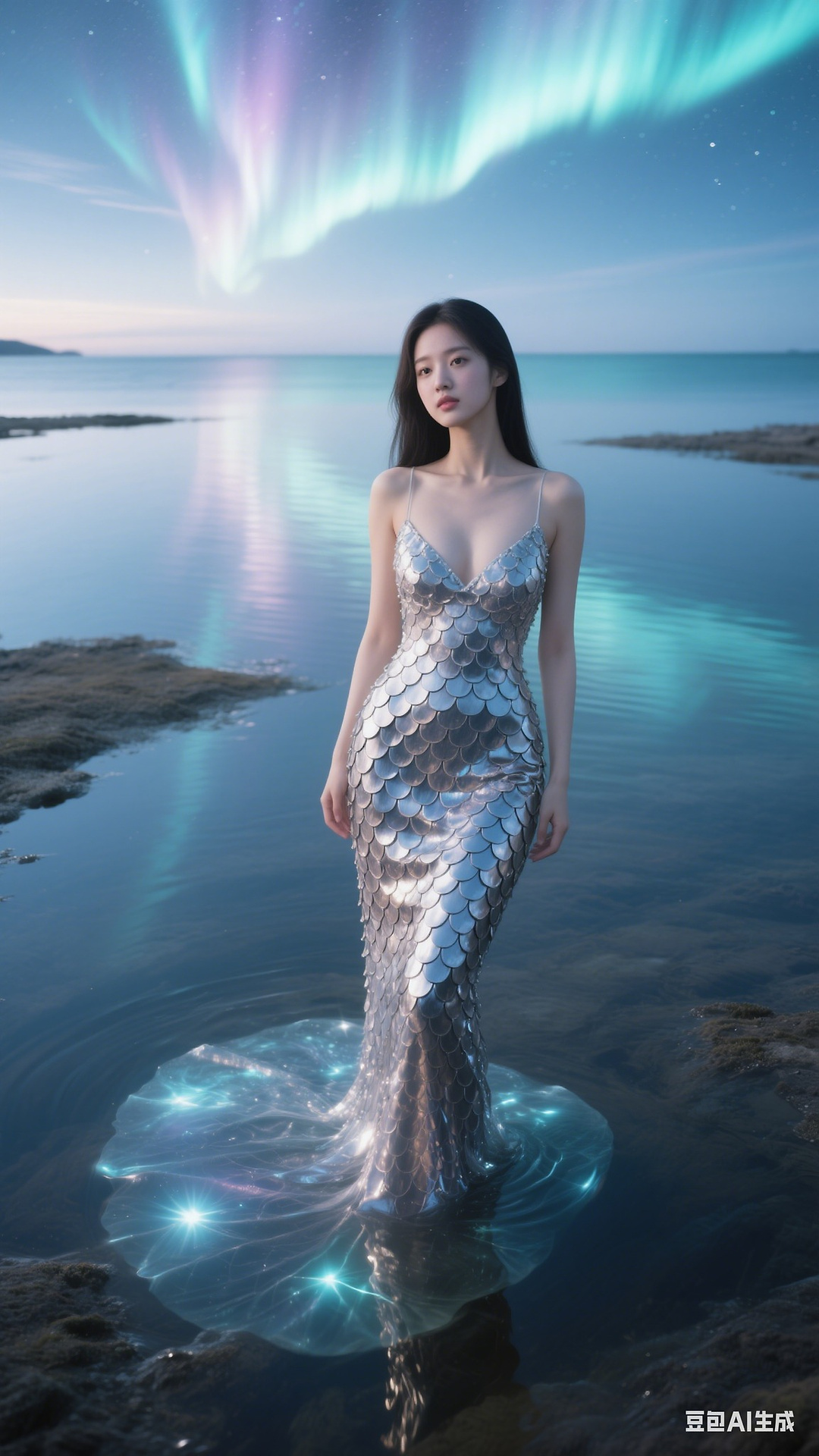 long skirts with scales