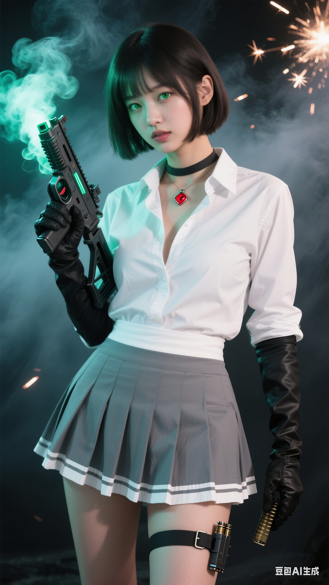 Girl with a gun