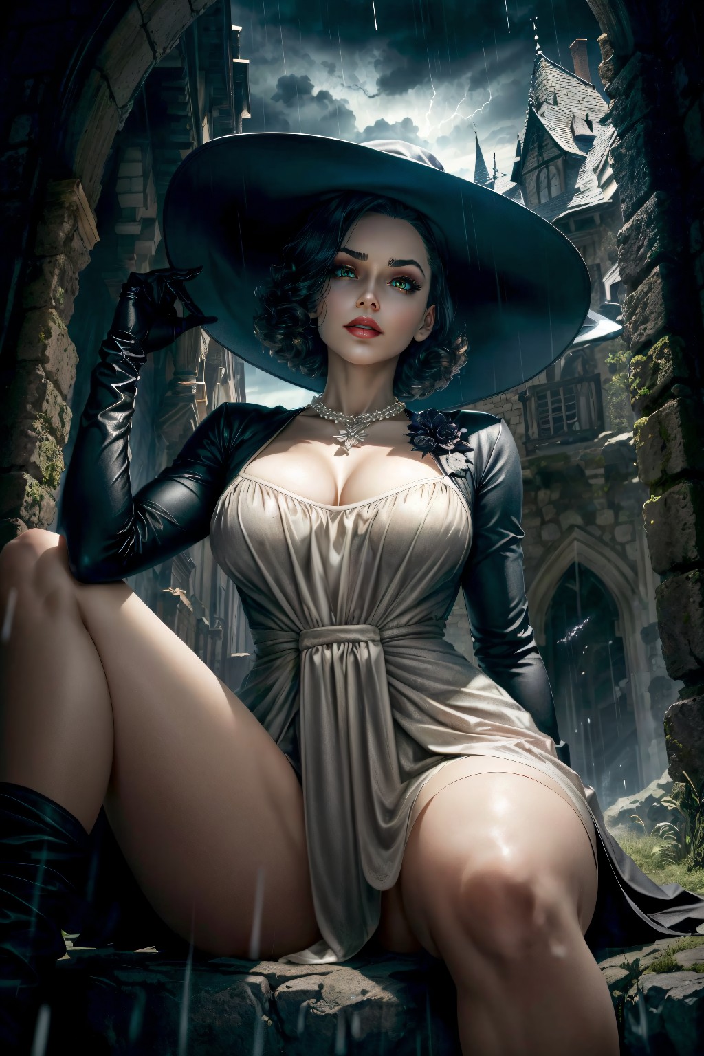 Lady Dimitrescu - Midnight Whispers - Voluptious
