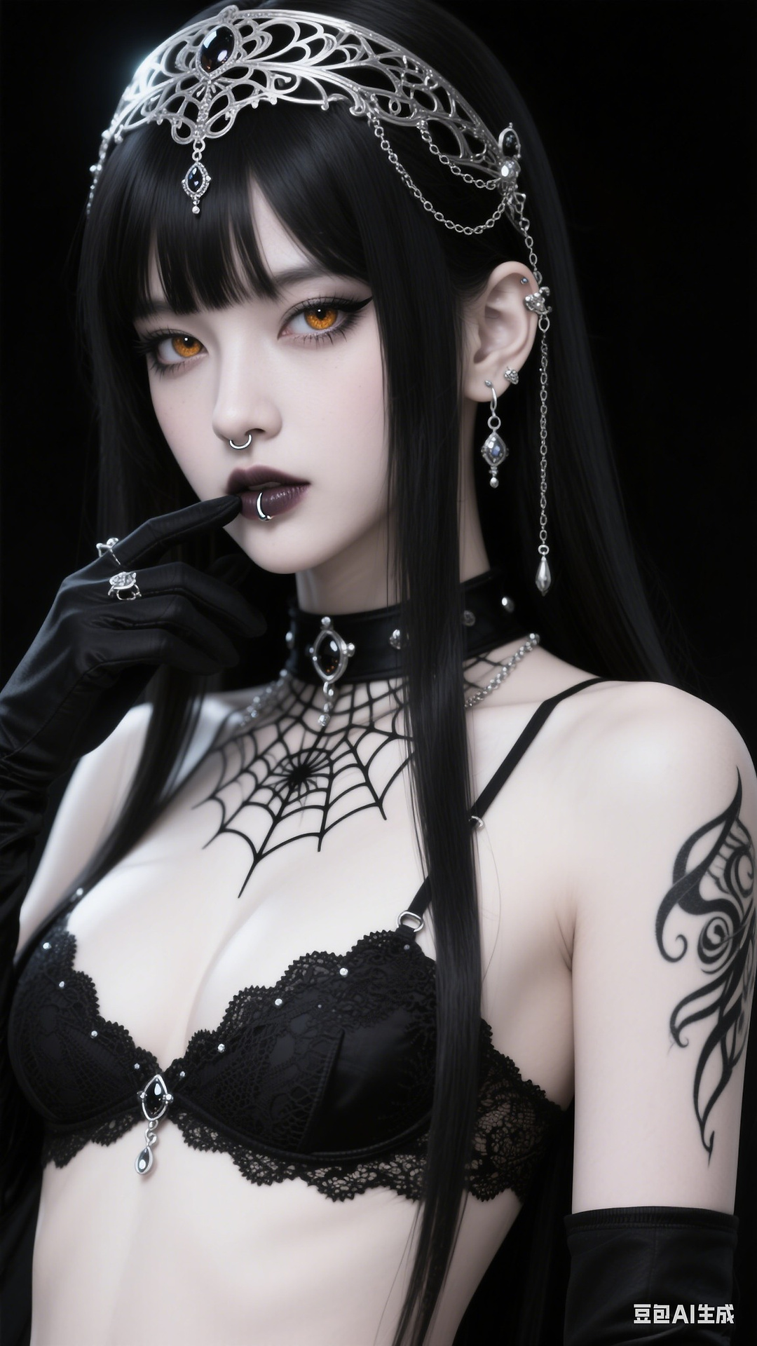 Stylish Gothic portrait
