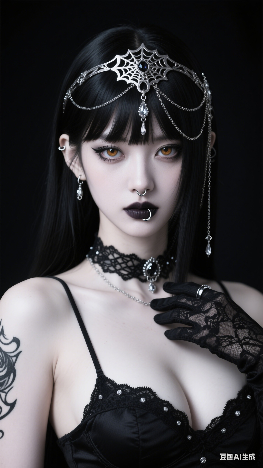 Stylish Gothic portrait