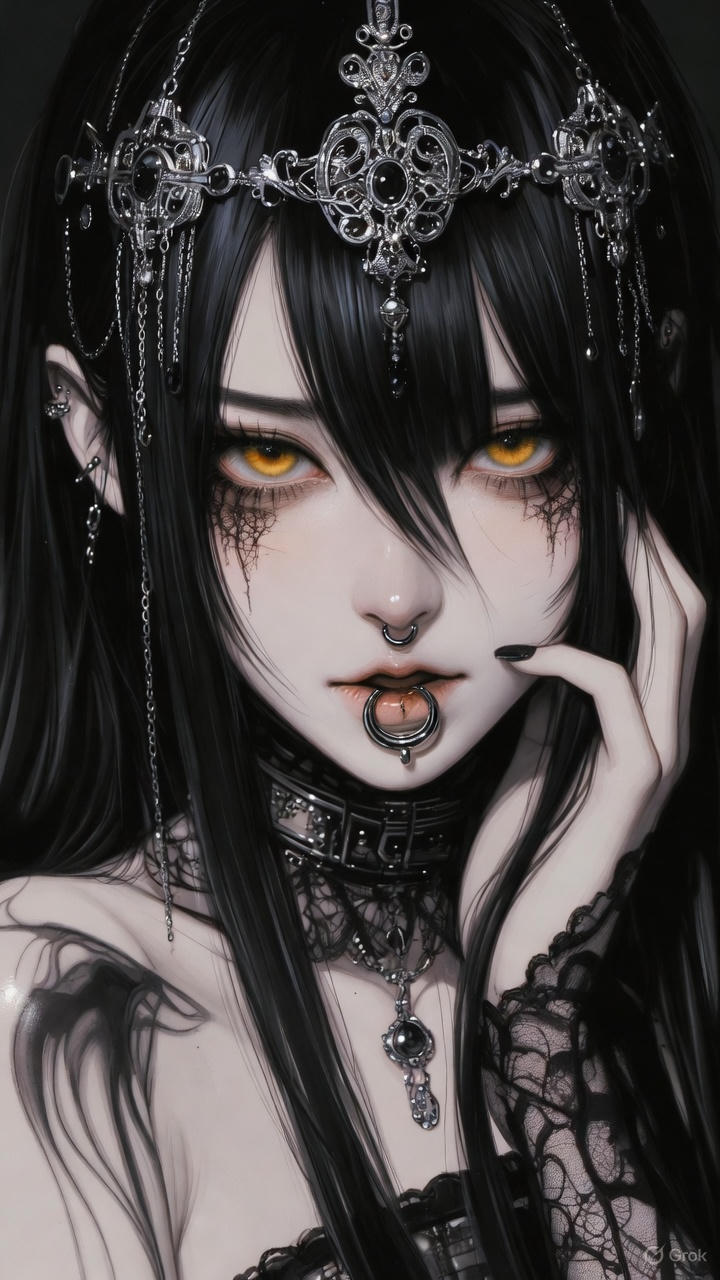 Stylish Gothic portrait