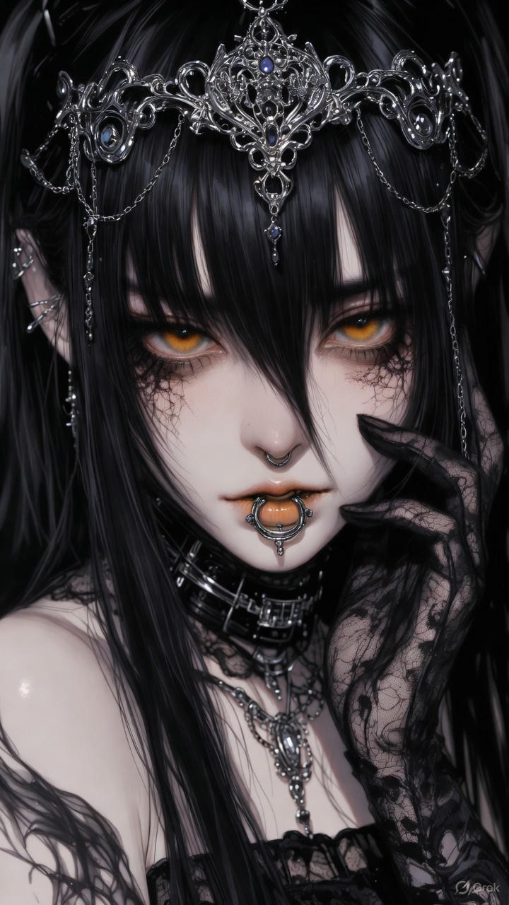 Stylish Gothic portrait