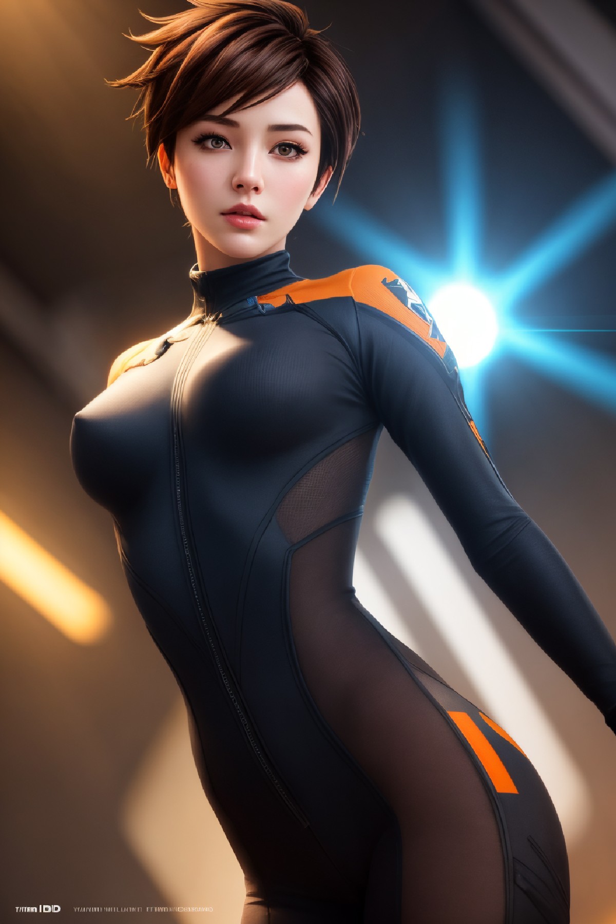 Lena Oxton, code-named "The Hunt"