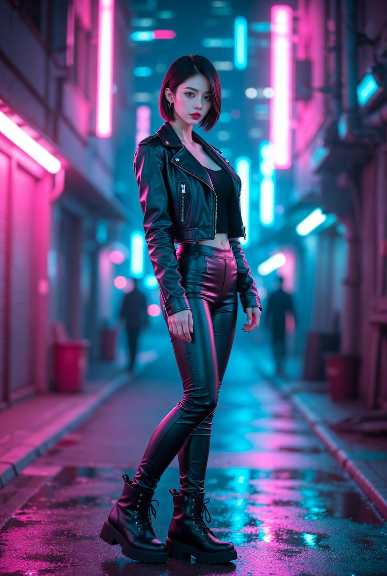 women's leather jacket