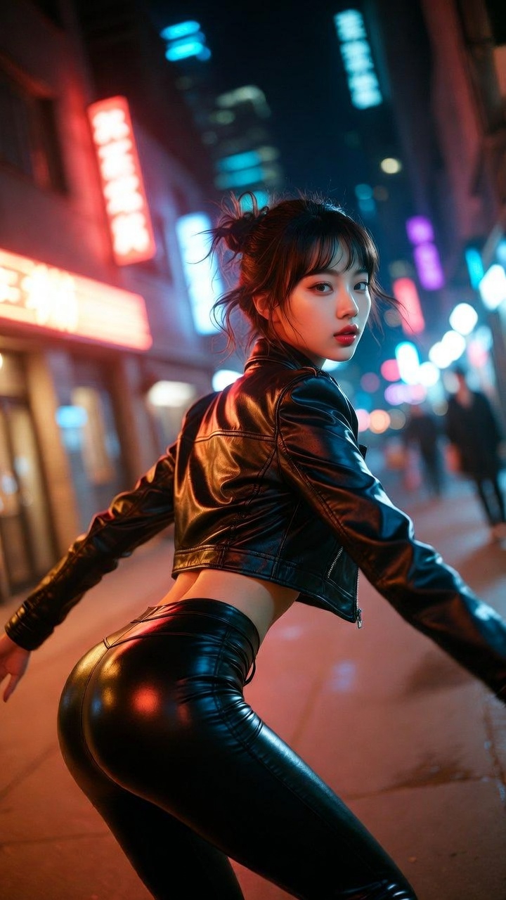 women's leather jacket