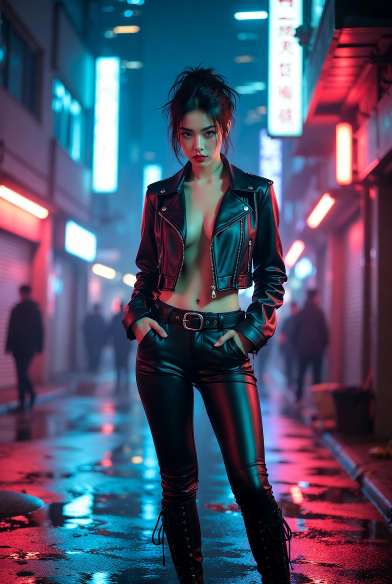 women's leather jacket
