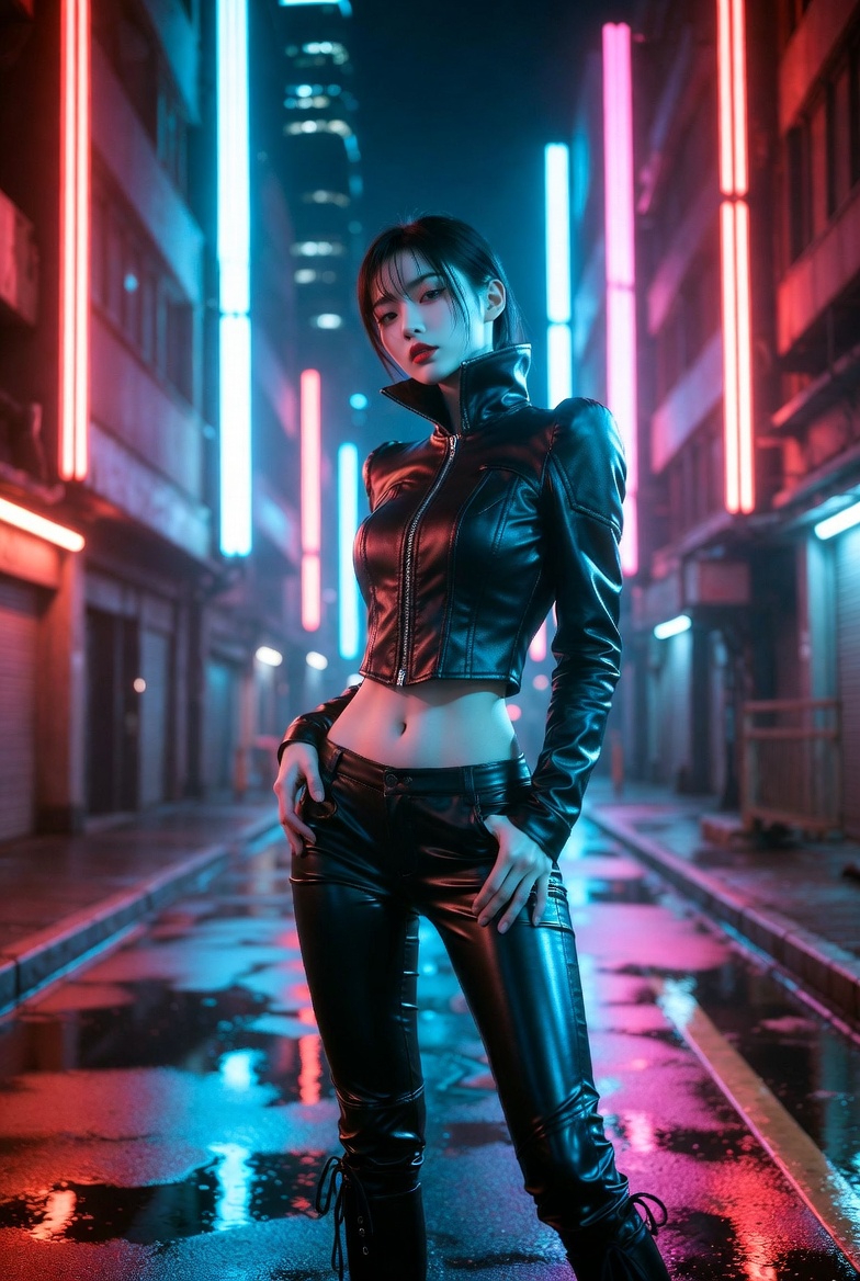 women's leather jacket