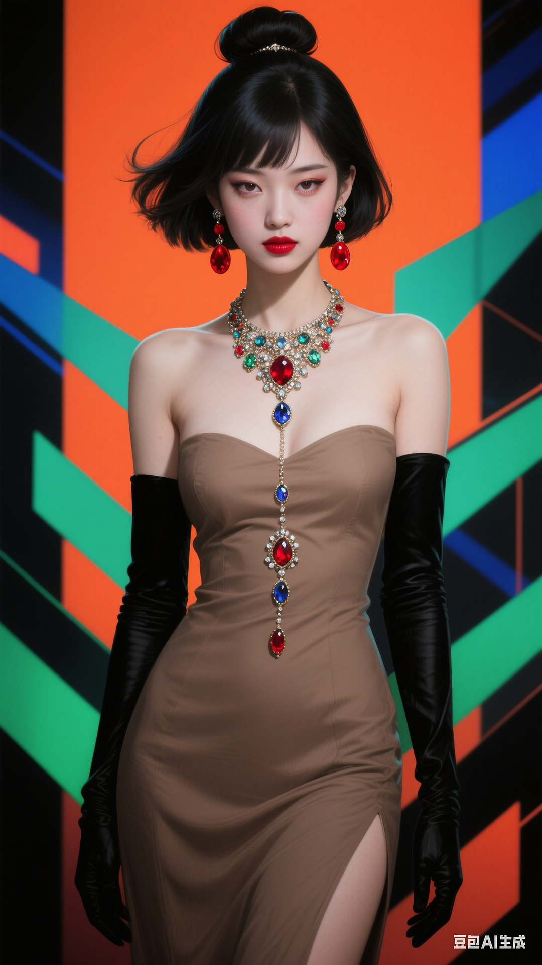 Exotic hourglass curve – Koleksi Gambar AI