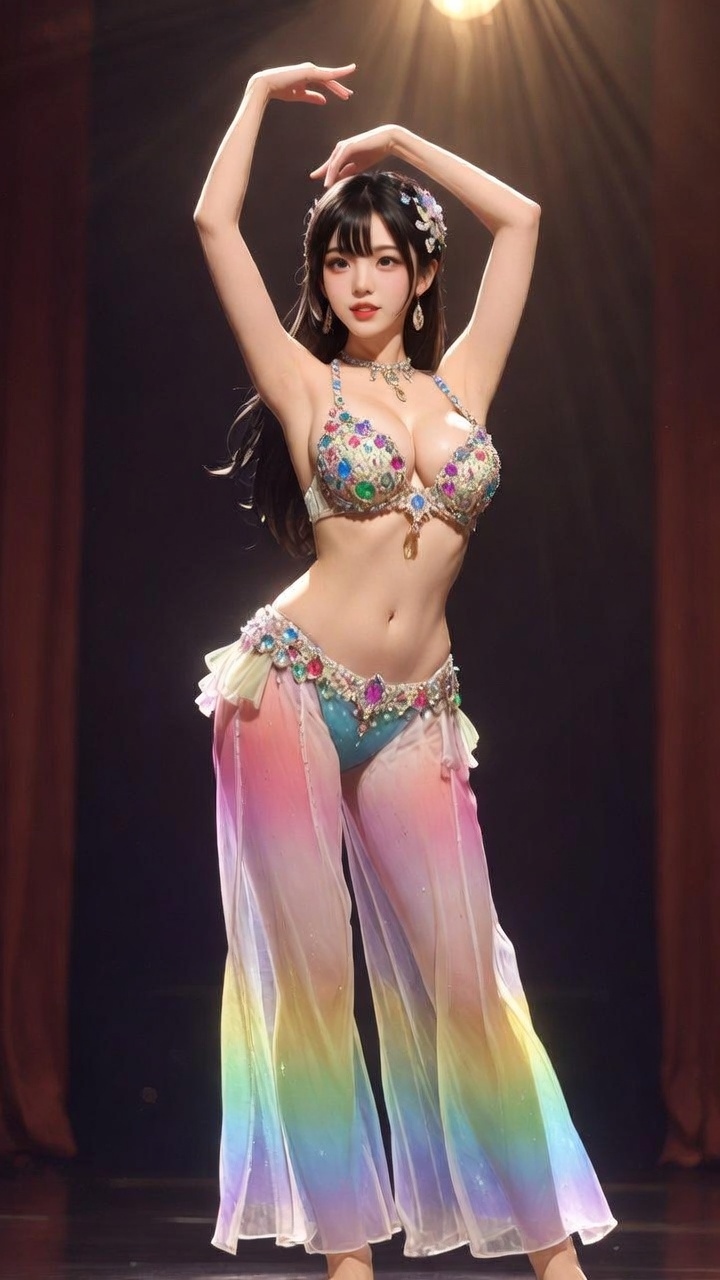Rainbow Gem Belly Dancer