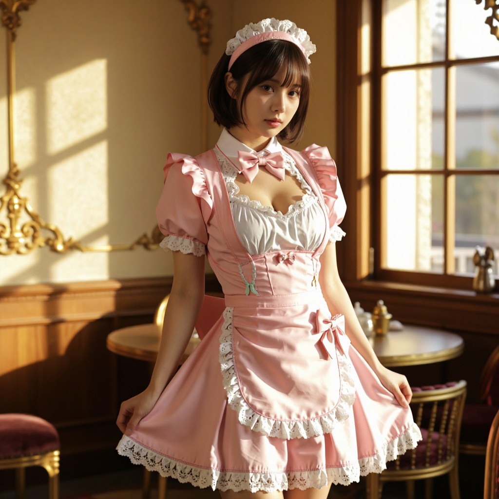 Pink Maid Outfit